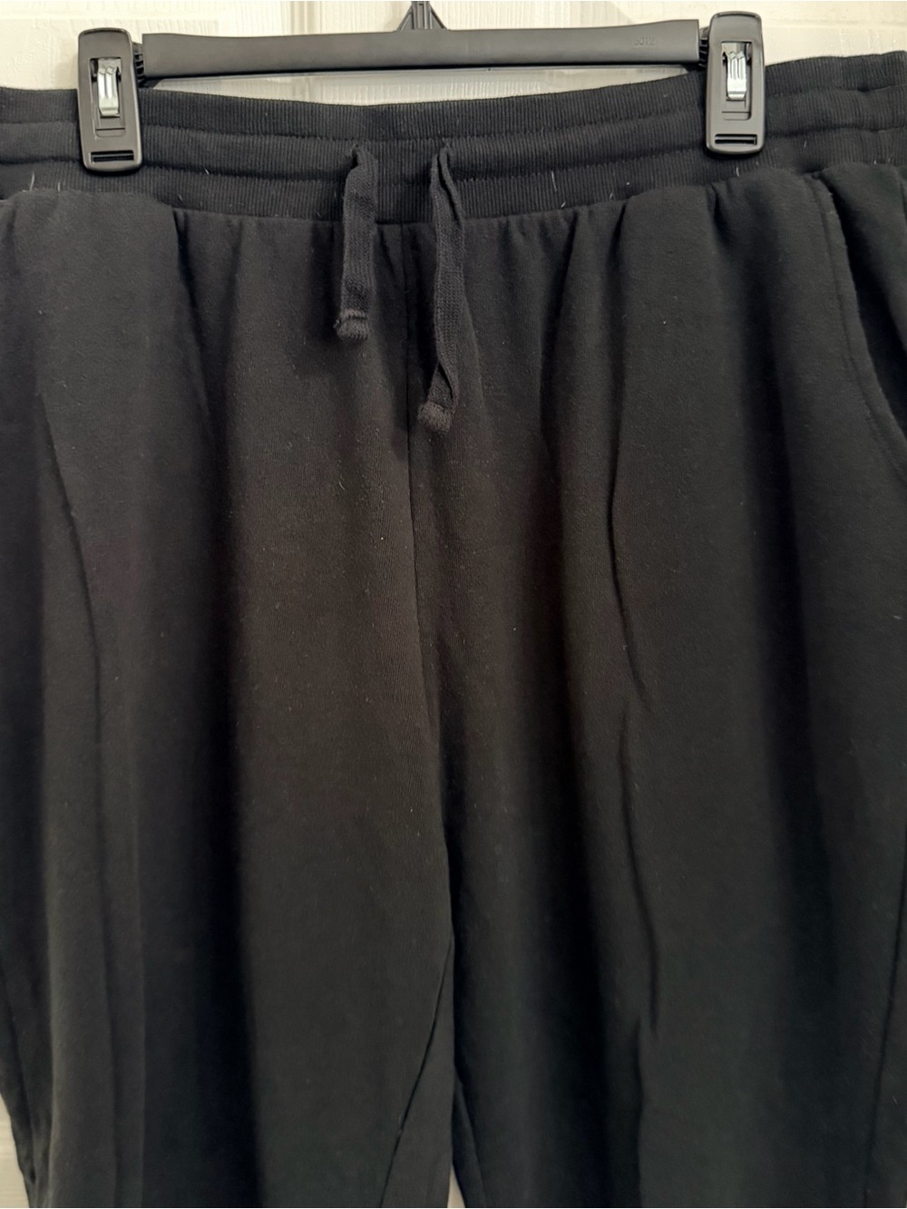 Colsie Black Elastic Waist Drawstring Joggers